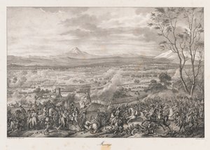 Maringo, begyndelsen af det 19. århundrede (litho) af Charles Etienne Pierre Motte
