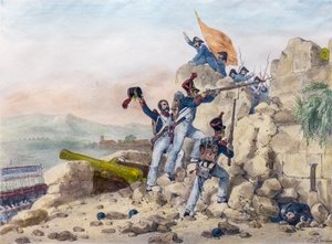 Overgivelsen af Ciudad Rodrigo, Spanien af Charles Etienne Pierre Motte