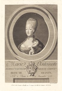 Marie Antoinette af Charles Eugene Duponchel