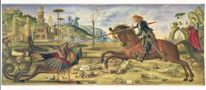 Efter Carpaccio - St George And The Dragon, 1885