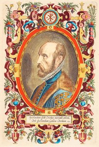 Portræt af Abraham Ortelius 1527-1598 Fra: The Theatre of the World, 1579