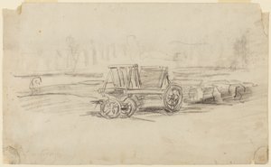 En landbrugsvogn af Charles Francois Daubigny