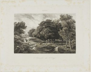 Nærmer sig Storm af Charles Francois Daubigny