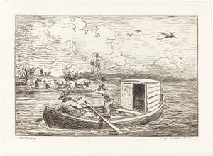 Cambronnes ord af Charles Francois Daubigny