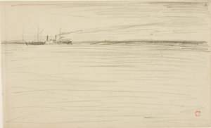 Krydser kanalen af Charles Francois Daubigny