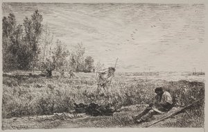 Høfremstilling af Charles Francois Daubigny