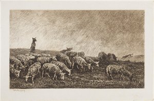 Hundens ur af Charles Francois Daubigny