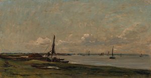 Themsens udmunding af Charles Francois Daubigny