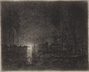 Natstykke af Charles Francois Daubigny