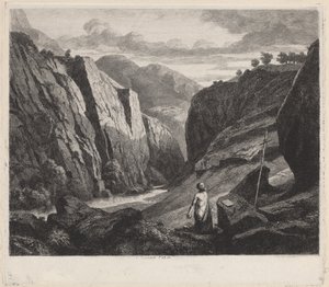 Sankt Jerome af Charles Francois Daubigny