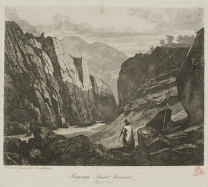 Sankt Jerome af Charles Francois Daubigny