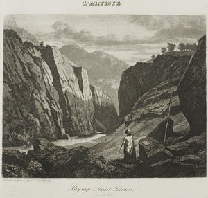Sankt Jerome af Charles Francois Daubigny