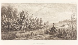 Forår af Charles Francois Daubigny