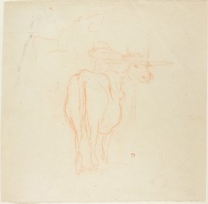Stående Kvæg af Charles Francois Daubigny