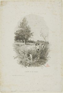 Barnet og Blomsterne af Charles Francois Daubigny