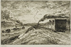 The Departure (The Retur) af Charles Francois Daubigny