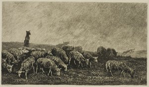 Hundens ur af Charles Francois Daubigny