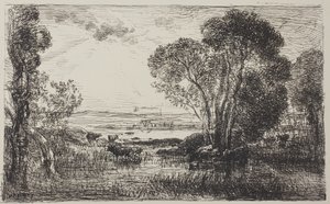 Den hydrauliske maskine af Charles Francois Daubigny