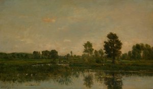 Marsken af Charles Francois Daubigny