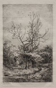 Frugthaven, 1868. af Charles Francois Daubigny