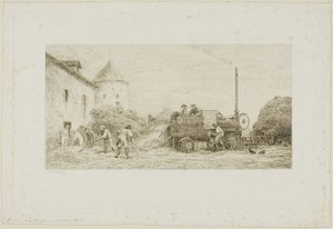 Høstemaskinen af Charles Francois Daubigny