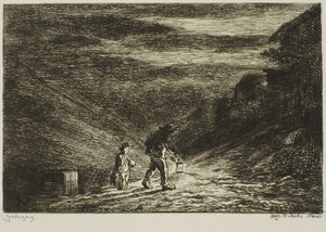 Søgen efter en kro af Charles Francois Daubigny