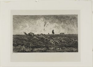 Badet af Charles Francois Daubigny