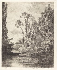 Jomfruøerne i Bezons af Charles Francois Daubigny