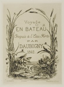 Titelside-frontispice af albummet af Charles Francois Daubigny