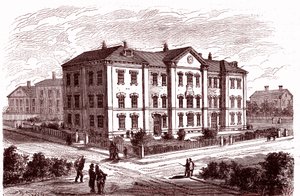 Prescott-skolen i Boston af Charles Francois Sellier
