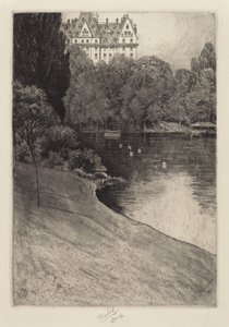 Bit af Central Park, sandsynligvis 1918.