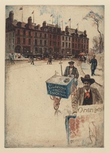 Bowling Green, 1910. af Charles Frederick William Mielatz
