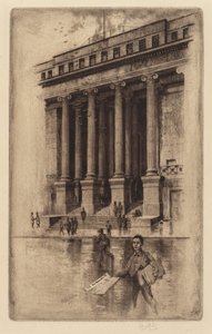 Porch, Old Custom House, Wall Street
