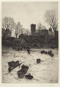 Havescene uden titel, 1893.