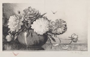 Uden titel Pæoner i en skål, 1890.