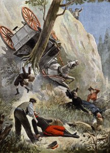Den franske oberst de Savignacs død af Charles Gaston Yrondy