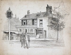 Old Windmill public house, 214-214 Chiswick High Road, Turnham Green, London, 1892-1933.