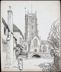 Priory Church of St George, Dunster, Somerset, 1892-1933 af Charles George Harper
