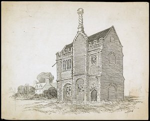 Warden Abbey, Old Warden, Central Bedfordshire af Charles George Harper
