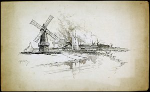 Wellington Windmill, Barking, Greater London af Charles George Harper
