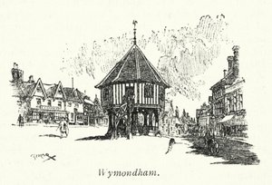 Wymondham (litografi) af Charles George Harper