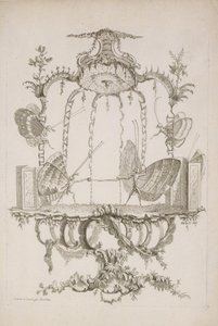 Duellen Duellen, fra Essay on Human Butterflies af Saint Aubin, ca. 1756-60.