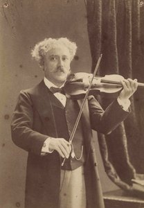 Portræt af violinisten og komponisten Paul de Sarasate 1844-1908, ca. 1890. af Charles Gerschel