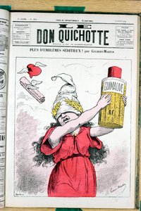 Cover af "" Le Don Quixote"", nummer 215, Satirique en Colours af Charles Gilbert Martin