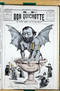 Cover af ""Le Don Quixote"", nummer 389, satirisk i farver