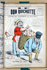 Omslag til ""Le Don Quixote"", nummer 908, Satirisk i farver