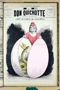 Cover af "" The Don Quixote"", nummer 929, Satirique en Colours af Charles Gilbert Martin