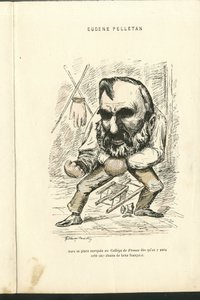 Illustration af Charles Gilbert-Martin (1839-1905) i "" Contemporary Grimaces"" af Charles Gilbert Martin