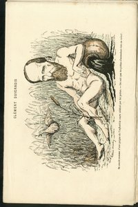 Illustration af Charles Gilbert-Martin (1839-1905) i "" Contemporary Grimaces"" af Charles Gilbert Martin
