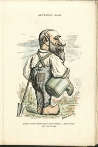 Illustration af Charles Gilbert-Martin (1839-1905) i "" Contemporary Grimaces"" af Charles Gilbert Martin